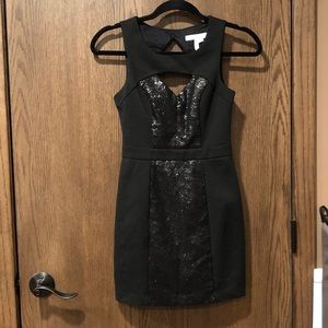 Little Black Dress! With sequins. Size 0